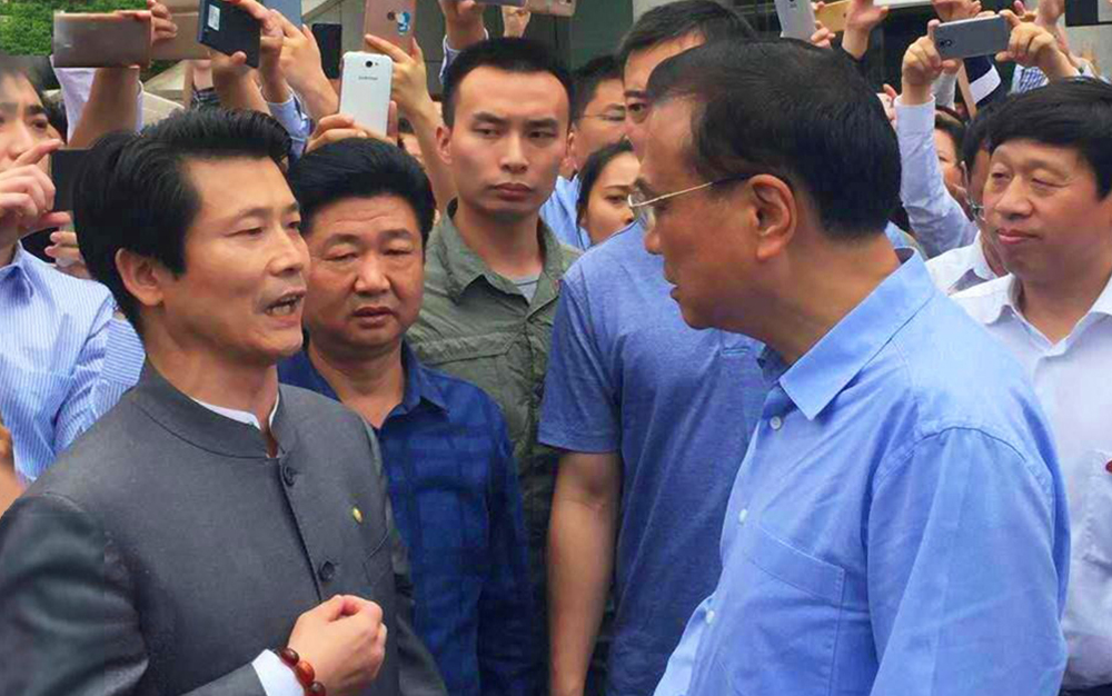 中共中央政治局常务、国务院总理李克强接见湖北尊龙凯时-人生就是搏集团主席刘雁飞
